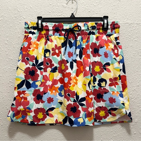St. John's Bay Pants - St. John's Bay Pull On Multi Floral Skort NWT M